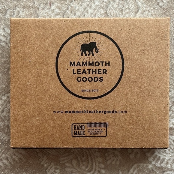 Brand New Genuine Leather Brown Slim Bifold Wallet Card Holder Handmade - Picture 14 of 16